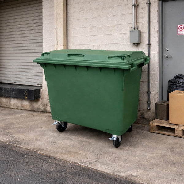 Green Wheelie Bin - 660L Capacity
