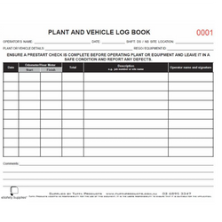 Plant & Vehicle Logbook