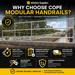Cope Modular Handrails - safety and reliability