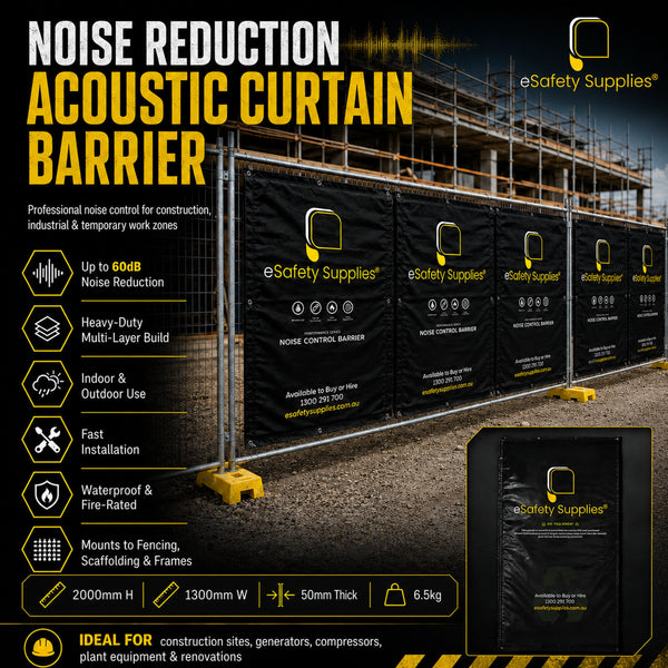 Noise Reduction Acoustic Curtain Barrier