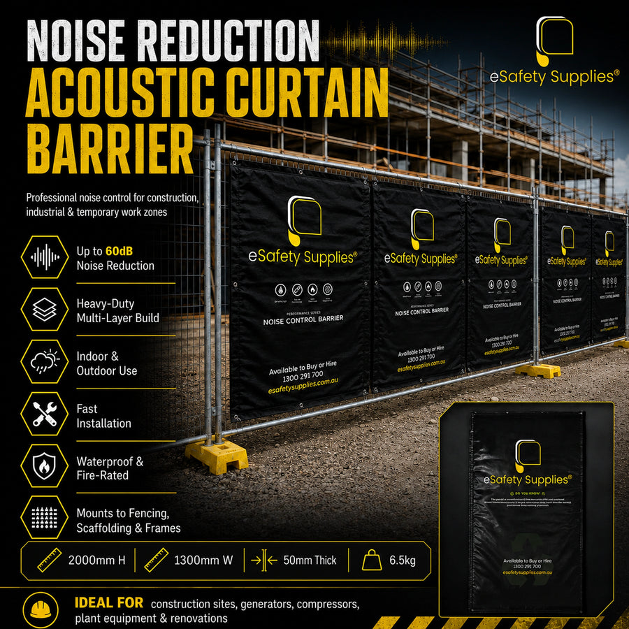 Noise Reduction Acoustic Curtain Barrier