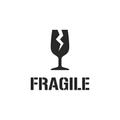 Fragile Symbol Stencil 1.75 kg 1.5 mm Poly