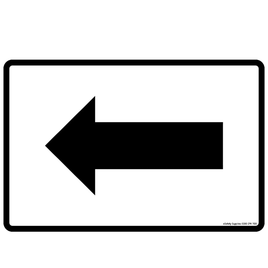 Notice Sign - Arrow to Left