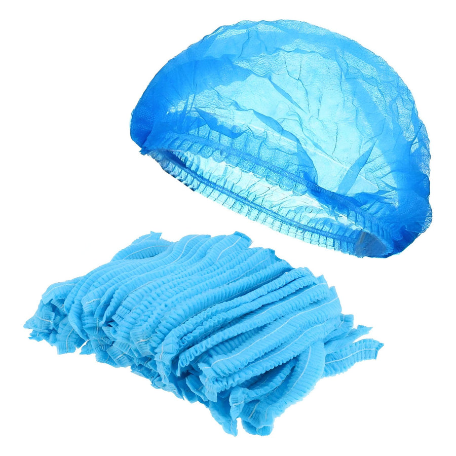 Disposable Berets Crimped 21” Blue - 1000pcs 5.25 kg