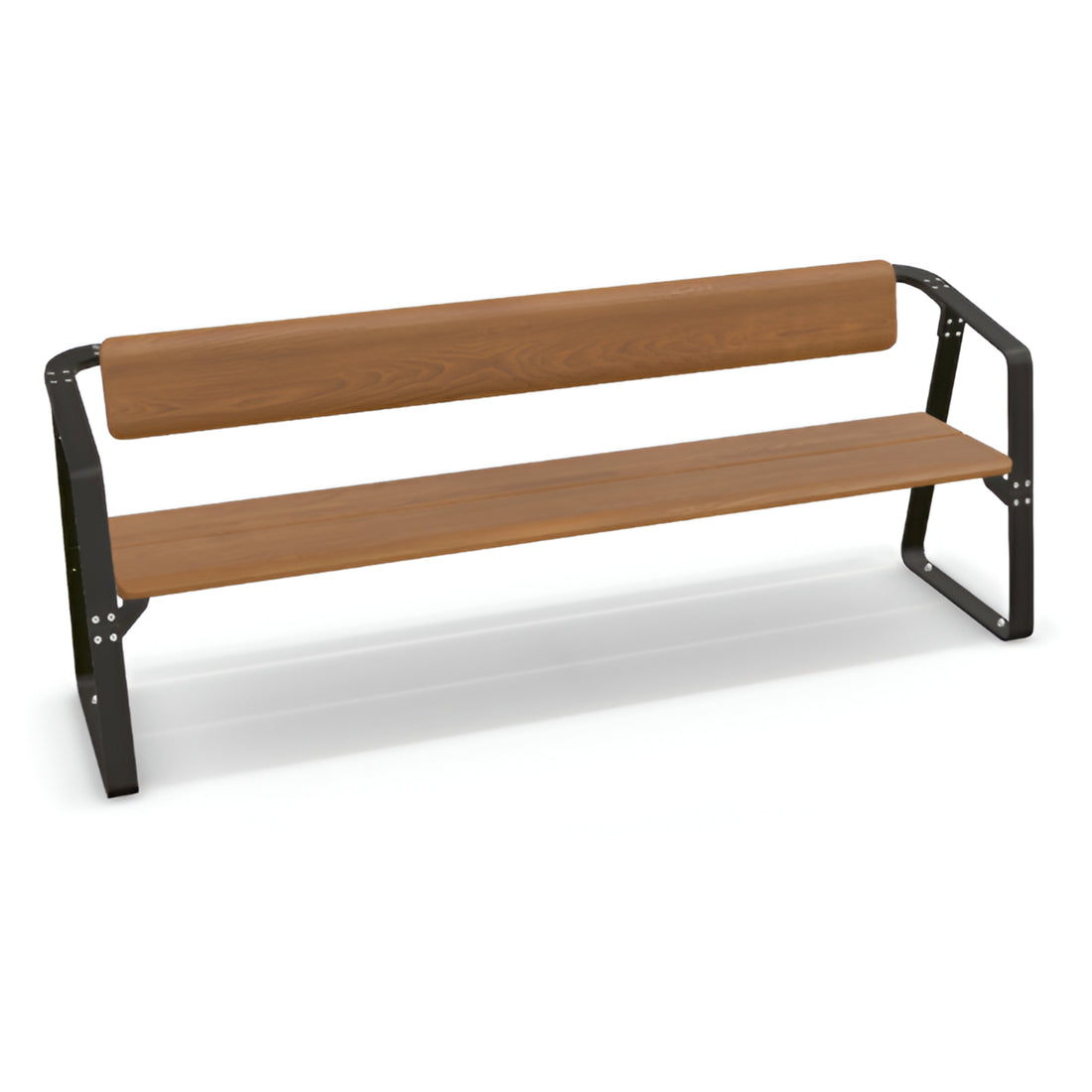 Ribbon Bench Seat with Backrest