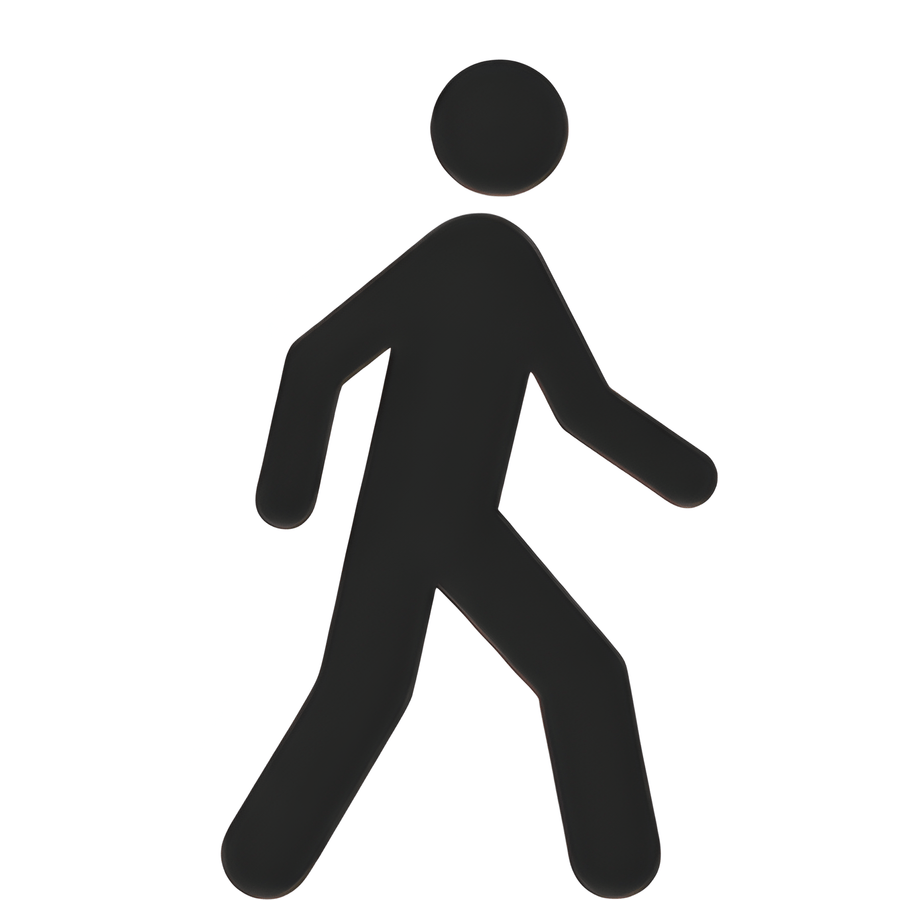 Pedestrian Crossing Stencil 1.75 kg 1.5 mm Poly
