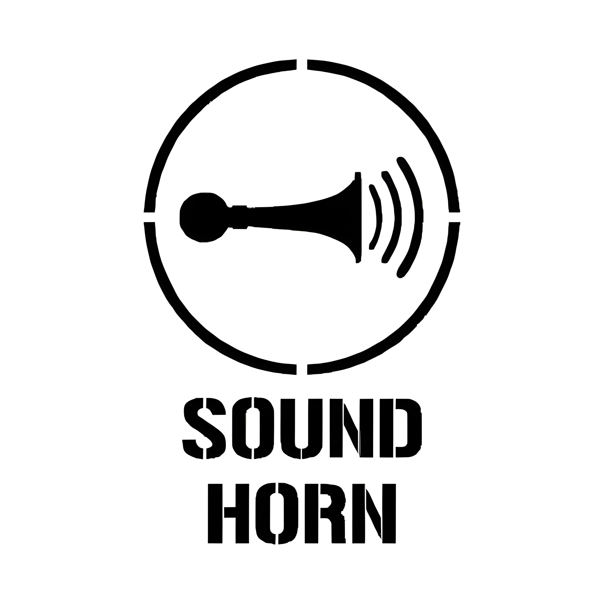 Sound Horn Stencil 1.75 kg 1.5 mm Poly