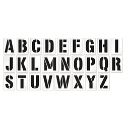 Line Marking Stencil A-Z Set 1.75 kg