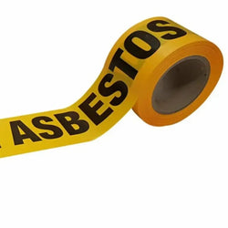 Safety Tape - "Asbestos"  - 72mm x 100M Roll