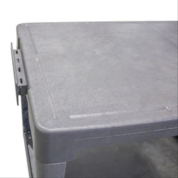 250kg 2 Shelf Flat Deck Stock Picker Trolley 1110x640x825mm