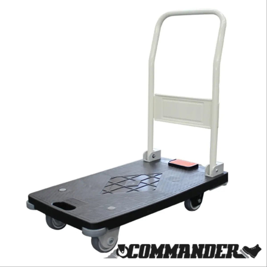 Commander 800 x 430mm Platform Trolley with Foot Operated Brake