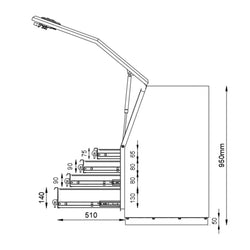 950H Series – Steel 8 Drawer Minebox