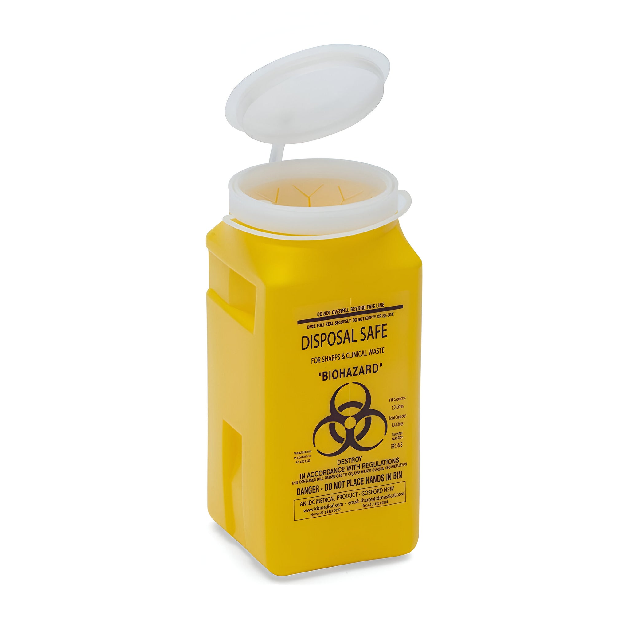 AEROHAZARD Sharps Container 1.4L