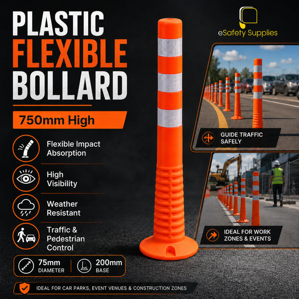 Plastic Flexible Bollard (750mm High)