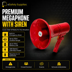 Premium Megaphone with Siren