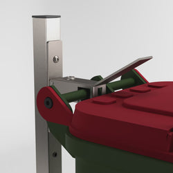 Wheelie Bin Lock Head / Wall Mounted & Post Mount