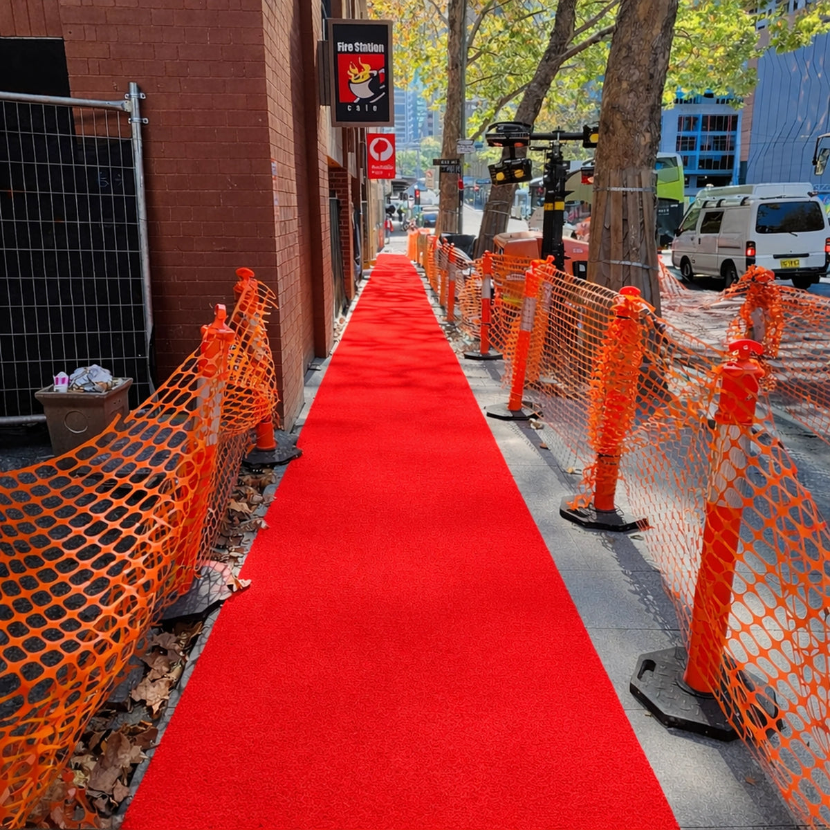 Construction Site Mat – Red - 1.2m x 10m