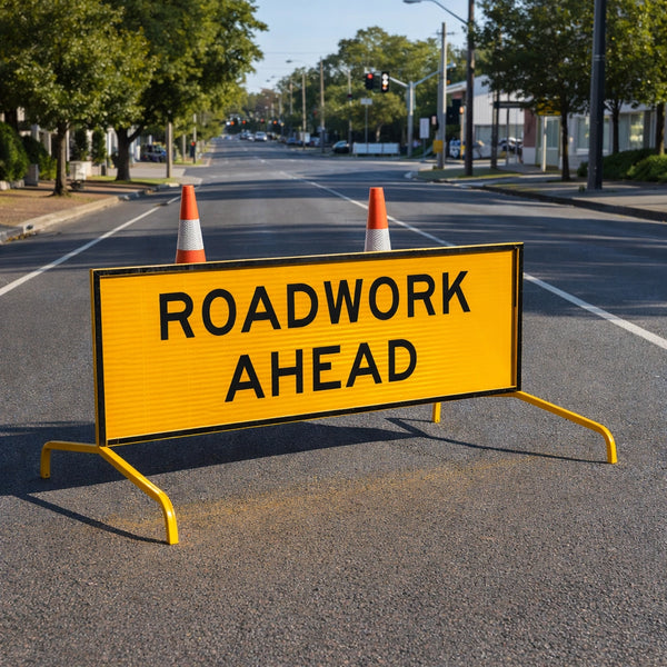 Boxed Edge Sign Frame Leg