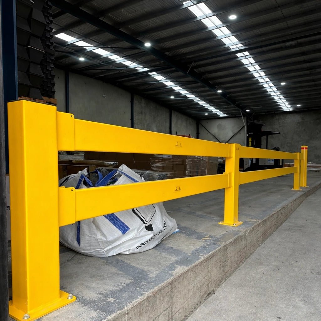 Post Barrier Rackings Unleashed Pedestrian Barrier - End Post – eSafety Supplies