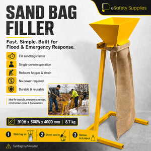Sand Bag Filler - Easy To Use - Sand Bags & Sand Bag Filler