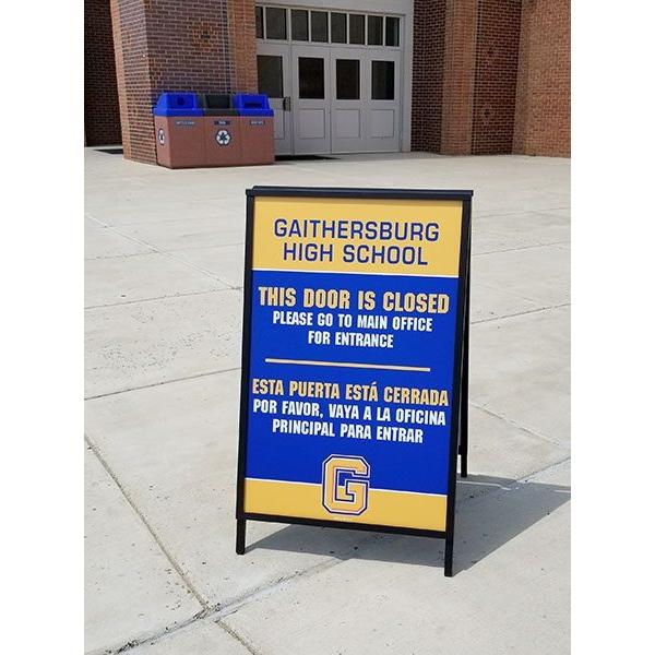 Weather Proof A Frame Sign - 900x600