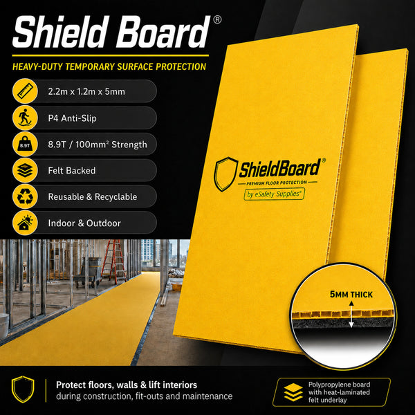 Shield Board - Impact Protection - 2.2m x 1.2m x 5mm