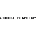 Authorised Parking Stencil 3.5 kg 1.5 mm Poly