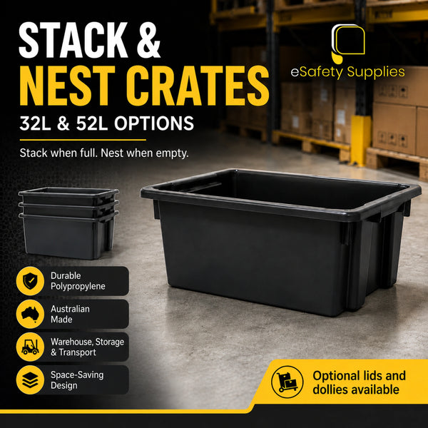 Stack & Nest Crates - 32L & 52L