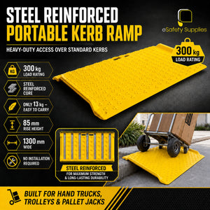 Steel Reinforced Portable Kerb Ramp - Kerb Ramps