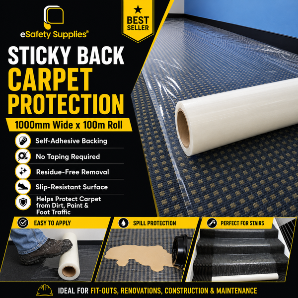 sticky back carpet protection