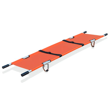 AERORESCUE Alloy Single-Fold Emergency Pole Stretcher (folds width ways)