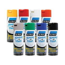 Spray & Mark Paint - 350g 1.225 kg Color Black SP-BL-350