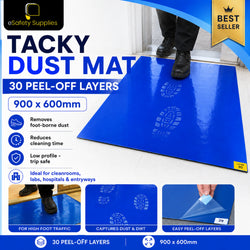 Tacky Dust Mat 30 Layers Each Mat – 900 X 600mm