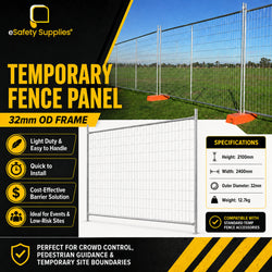 Temporary Fence Panel - 2.1m H x 2.4 W