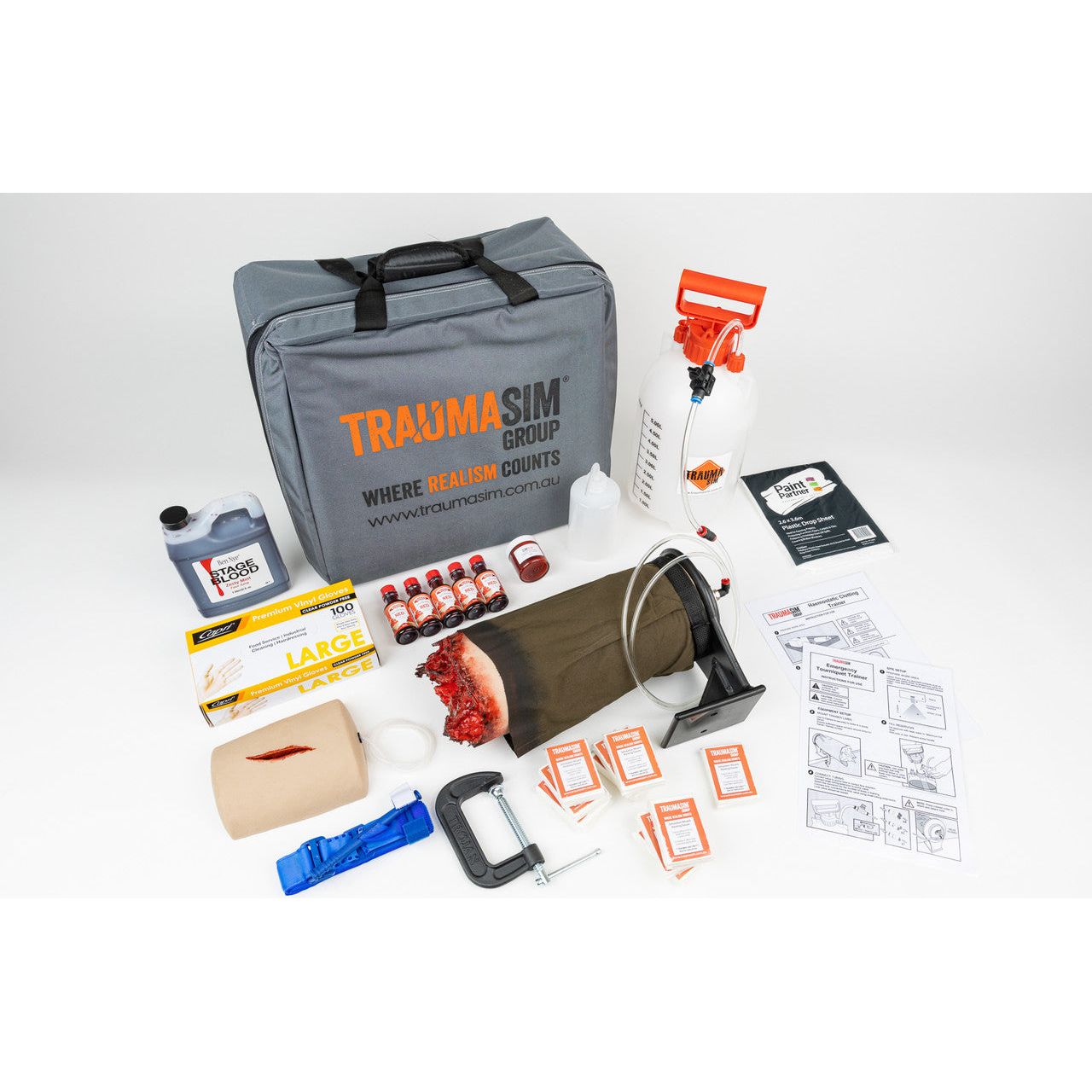 TRAUMASIM Bleed Control Trainer Kit - Leg