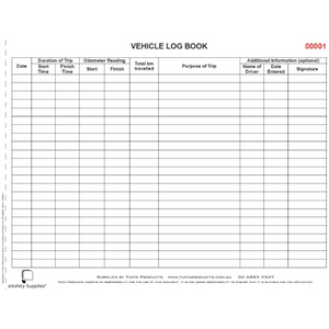 Vehicle Logbook - Prestart & Safety Logbooks