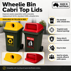 Wheelie Bin - Cabri Top Lids