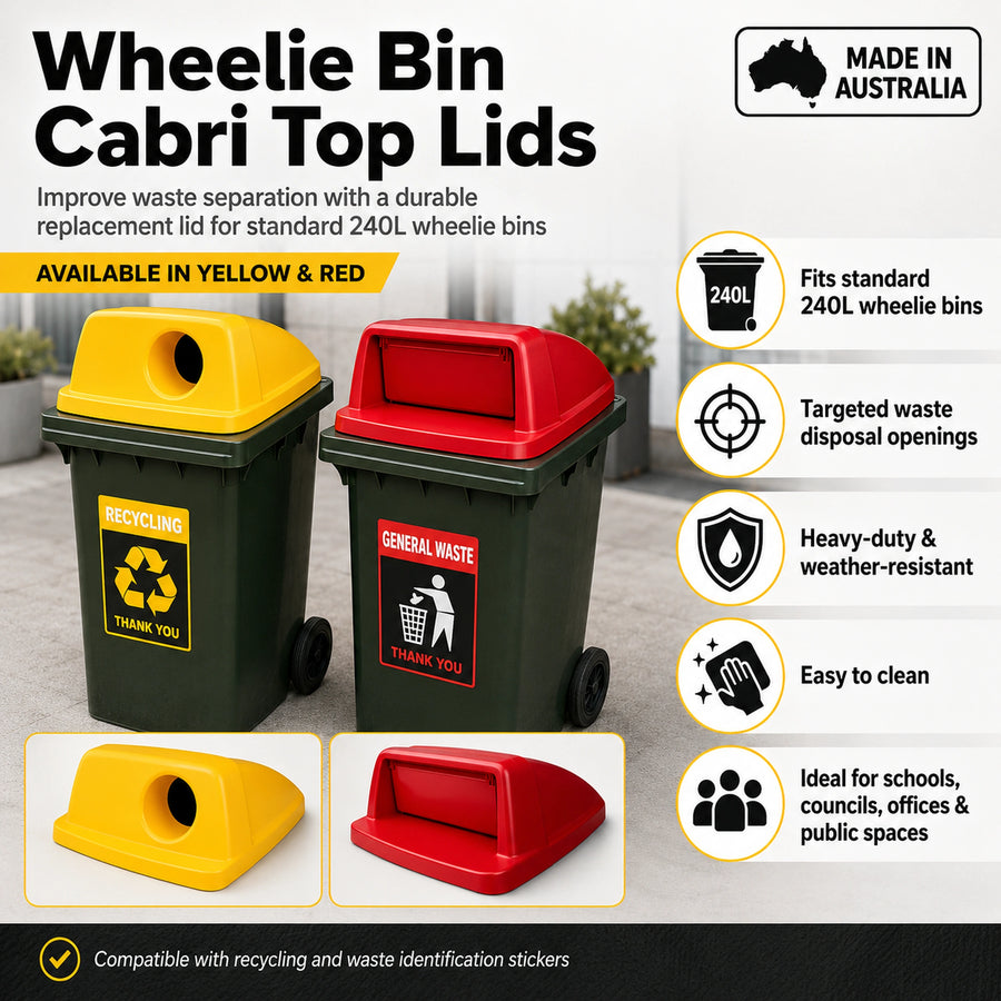 Wheelie Bin - Cabri Top Lids