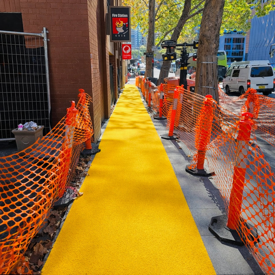 Construction Site Mat - Yellow - 1.2m x 10m - Floor Protection
