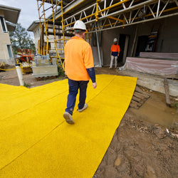 Construction Site Mat - Yellow - 1.2m x 10m - Floor Protection