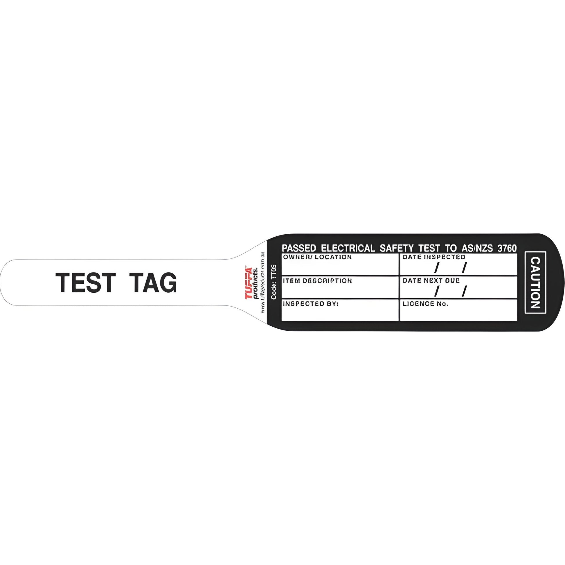 Test & Tag (Packs of 100) 0.7 kg Color Black TT05