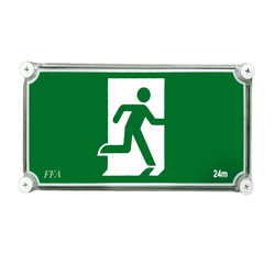 LED Waterproof Exit Light 4W Wall Mount (Lithium Battery) 3.5 kg