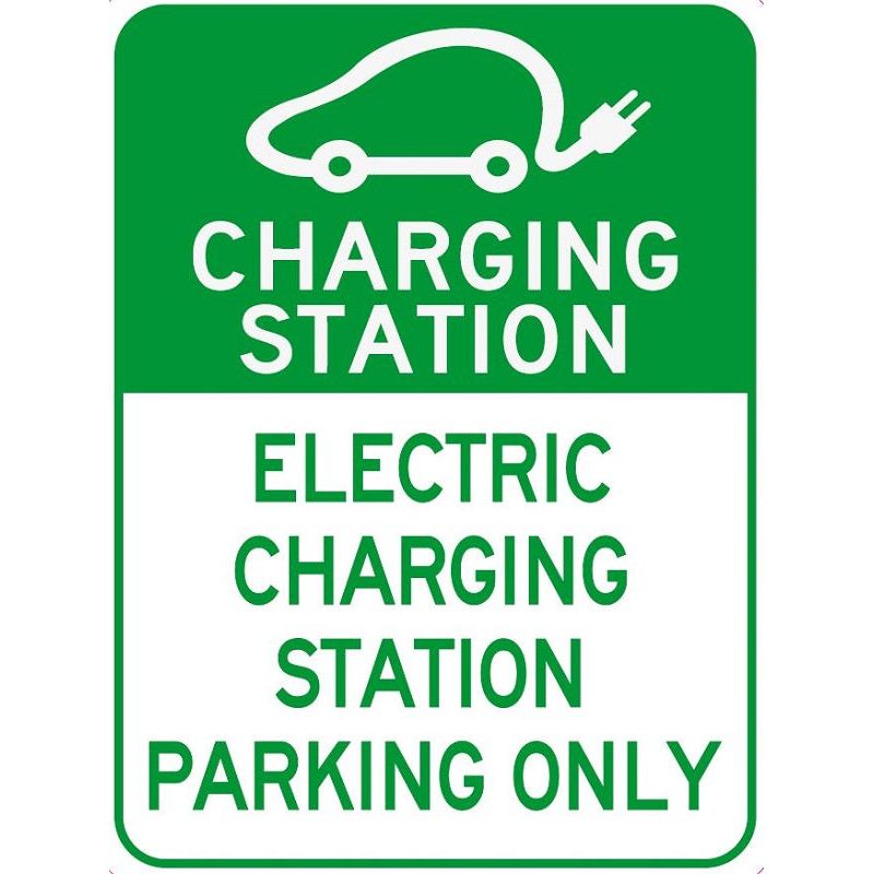 01-CSLM Charging Station Electric Charging Station Parking Only