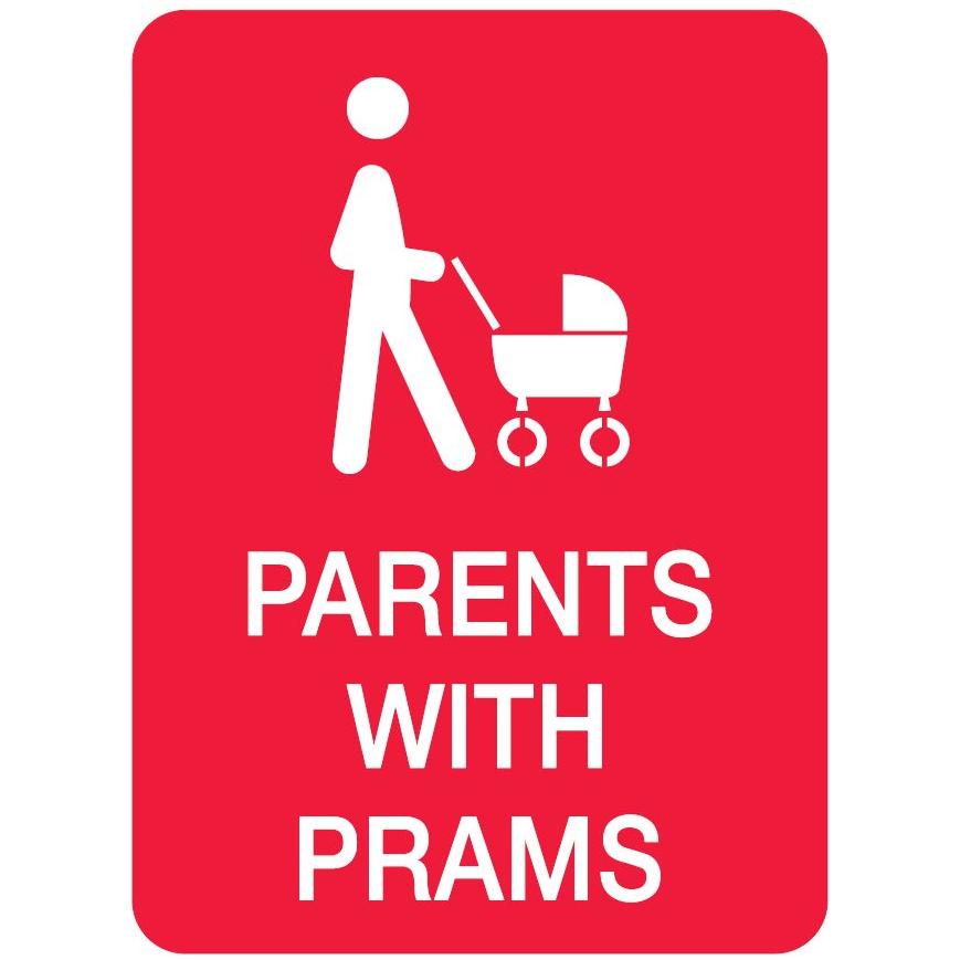 Pram Rrom Sign Parents with Prams Sign | eSafety Supplies