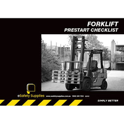 Forklift Prestart Checklist Books 2.1 kg