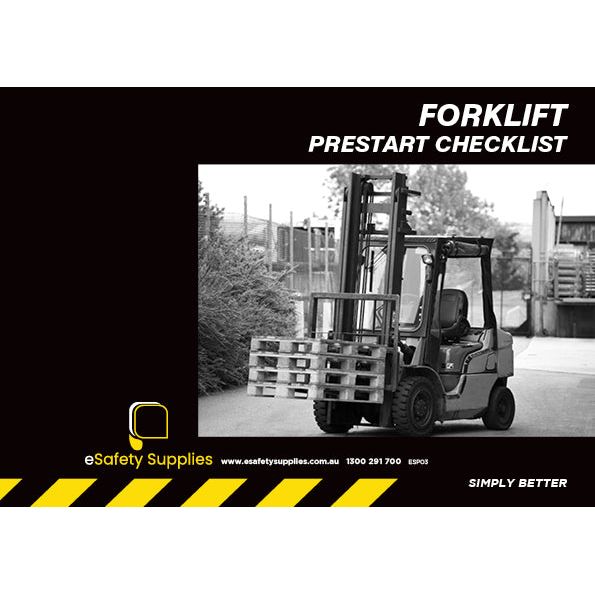 Forklift Prestart Checklist Books 2.1 kg