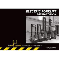 Electric Forklift Prestart Checklist Books 2.1 kg