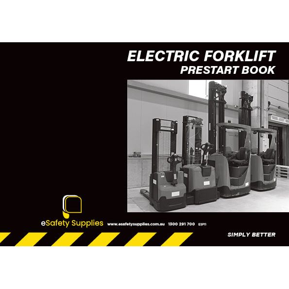 Electric Forklift Prestart Checklist Books 2.1 kg