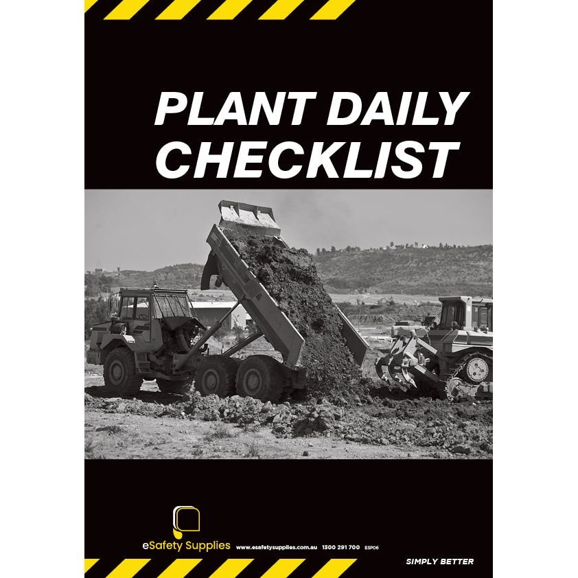 Daily Plant Checklist Books 1.75 kg
