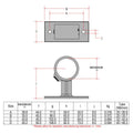 CopeRail 143 - Wall Handrail Bracket